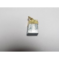 Anhänger Kyanit vergoldet 9 x 20 mm