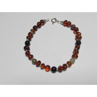 Bracelet Bernstein  Turmalin 19 cm