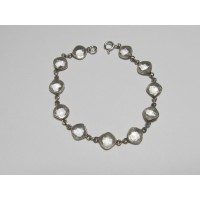 Bracelet Bergkristall Silber 19,5 cm