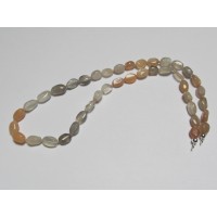 Schmuckkette Mondstein 6 - 11 mm 42 cm