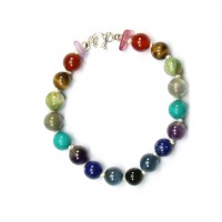 Talisman Bracelet, 8 mm Kugeln, Länge 18 cm