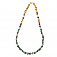 Kinderkette,  mit 6 mm bis 8 mm Kugeln, Länge 38 cm