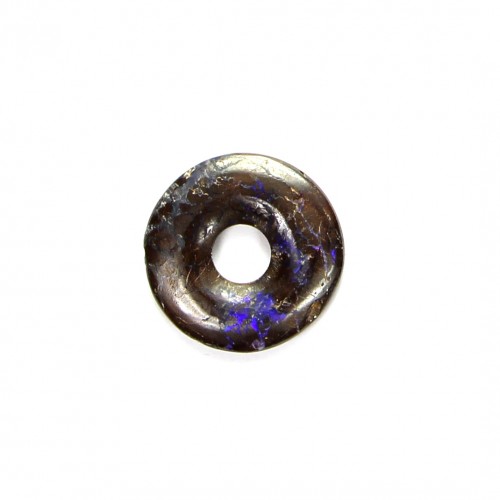 Anhänger aus opal, matrix, durchmesser 22 mm
