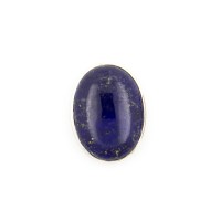 Anhänger aus Lapislazuli, silber gefasst, 24 mm - 32 mm