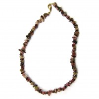 Exklusive Schmuckkette aus Turmalin, 8 mm, Länge 42 cm