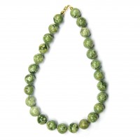 Exklusive Schmuckkette aus Rhyolith, 14 mm, Länge 45 cm